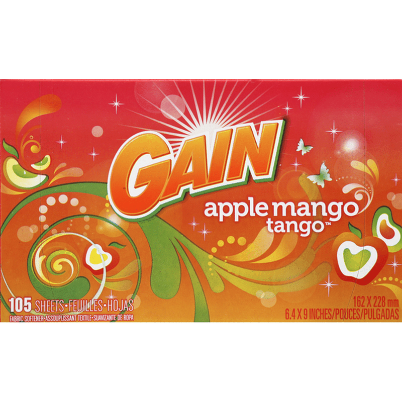Gain Fabric Softener, Apple Mango Tango (105 each) Instacart
