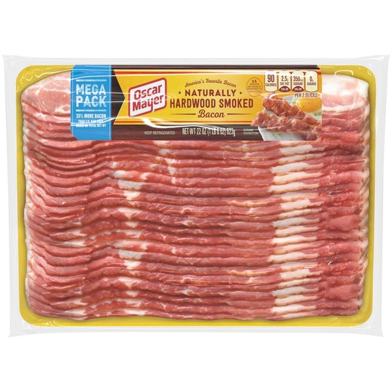 Oscar Mayer Naturally Hardwood Smoked Bacon (22 oz) - Instacart