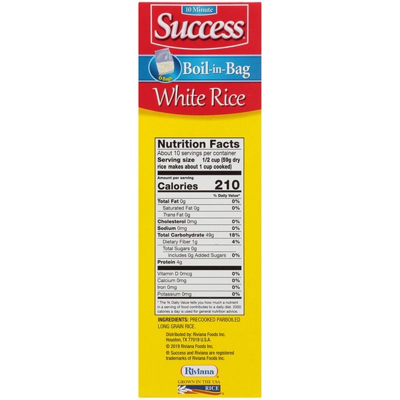 Success BoilIn Bag White Rice (21 oz) from SuperFresh Instacart