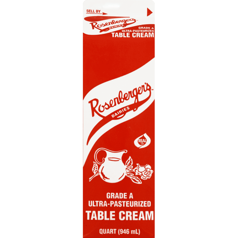 Rosenberger's Table Cream (1 qt) Instacart