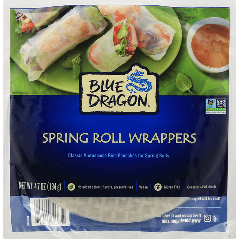 Blue Dragon Spring Roll Wrappers (4.7 oz) from Albertsons - Instacart Dynasty Egg Roll Spring Roll Wrappers