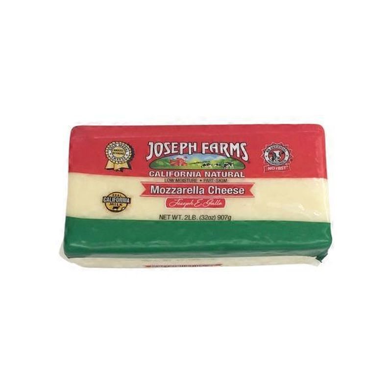 Joseph Farms Mozzarella Cheese (2 lb) from Super King - Instacart