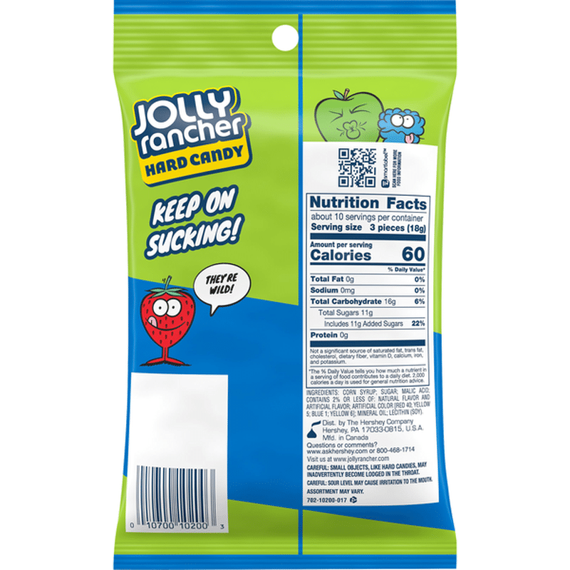 Jolly Ranchers Hard Candy, Fruit 'N Sour (6.5 oz) - Instacart