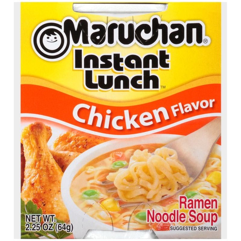 Maruchan Chicken Flavor Ramen Noodle Soup 2 25 Oz Instacart