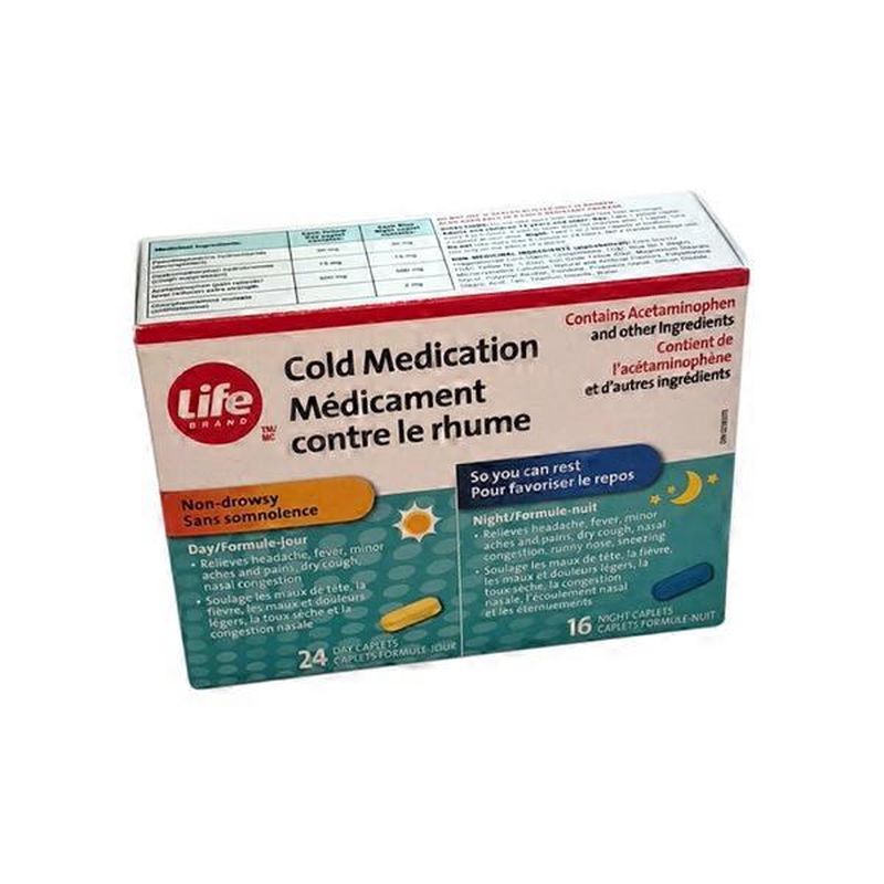 Life Brand Extra Strength Cold Relief Medication Duo Pack Each Instacart