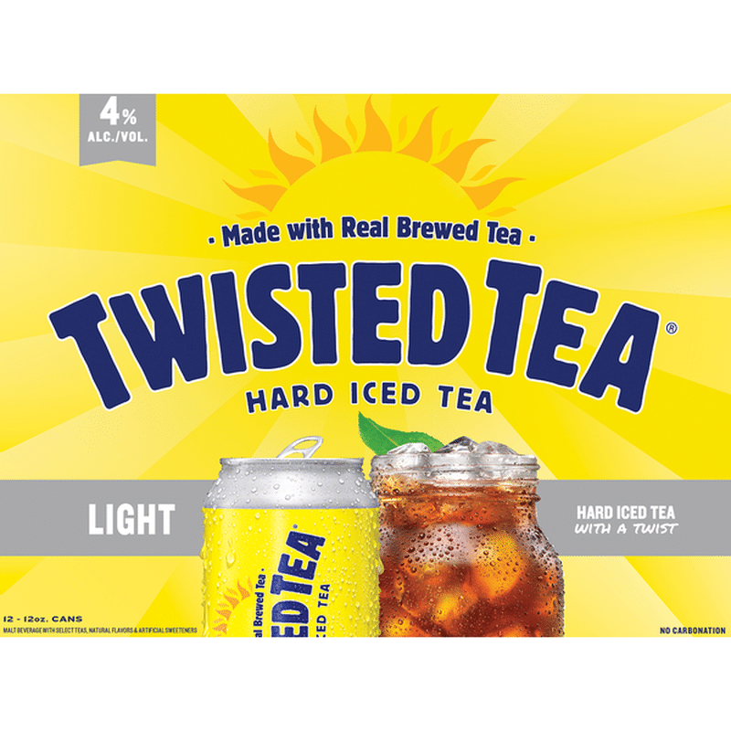 Twisted Tea Light, Hard Iced Tea (12 fl oz) Instacart