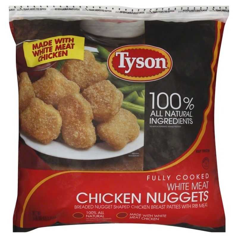 Tyson Fully Cooked White Meat Chicken Nuggets (80 oz) from ...