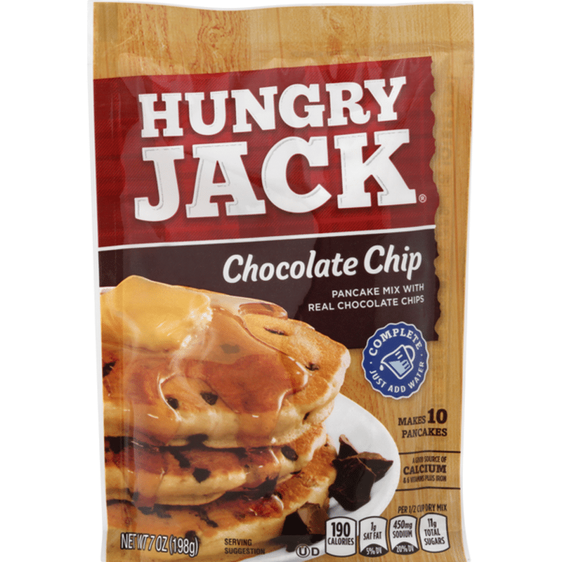 Hungry Jack Pancake Mix, Chocolate Chip (7 oz) Instacart