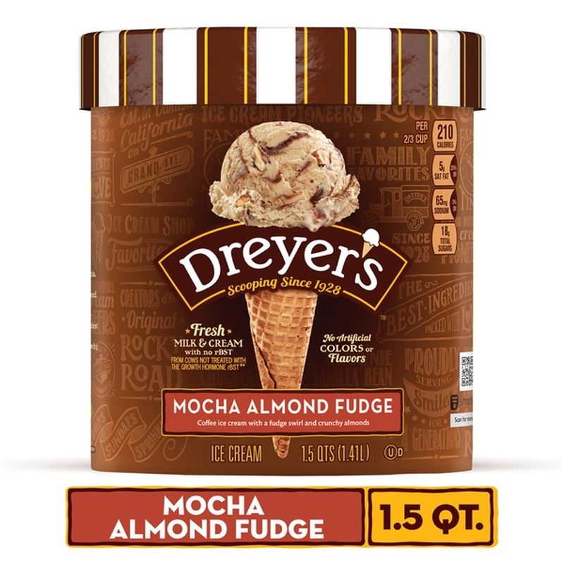 Edysdreyers Mocha Almond Fudge Ice Cream 15 Qt Instacart 1592