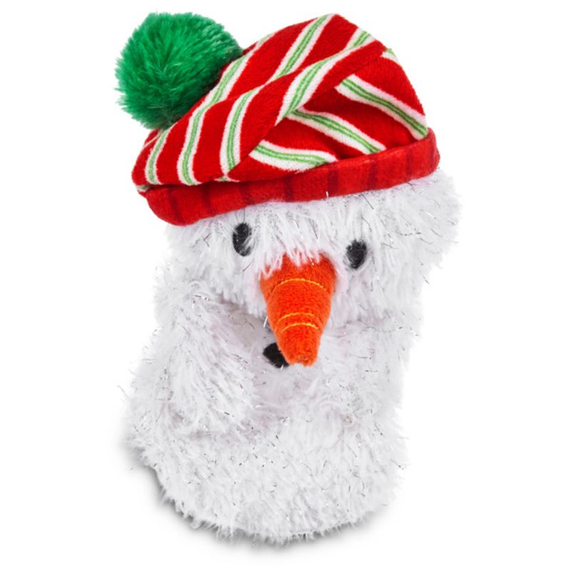 Time For Joy 6" Small Snowman Flattie Dog Toy