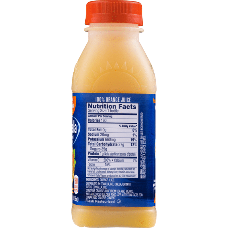 Odwalla All Natural Pasteurized Juice Orange (12 fl oz) Instacart