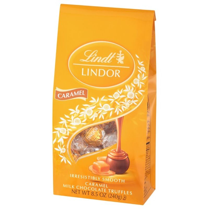 Lindt Lindor Caramel Milk Chocolate Candy Truffles 85 Oz Instacart