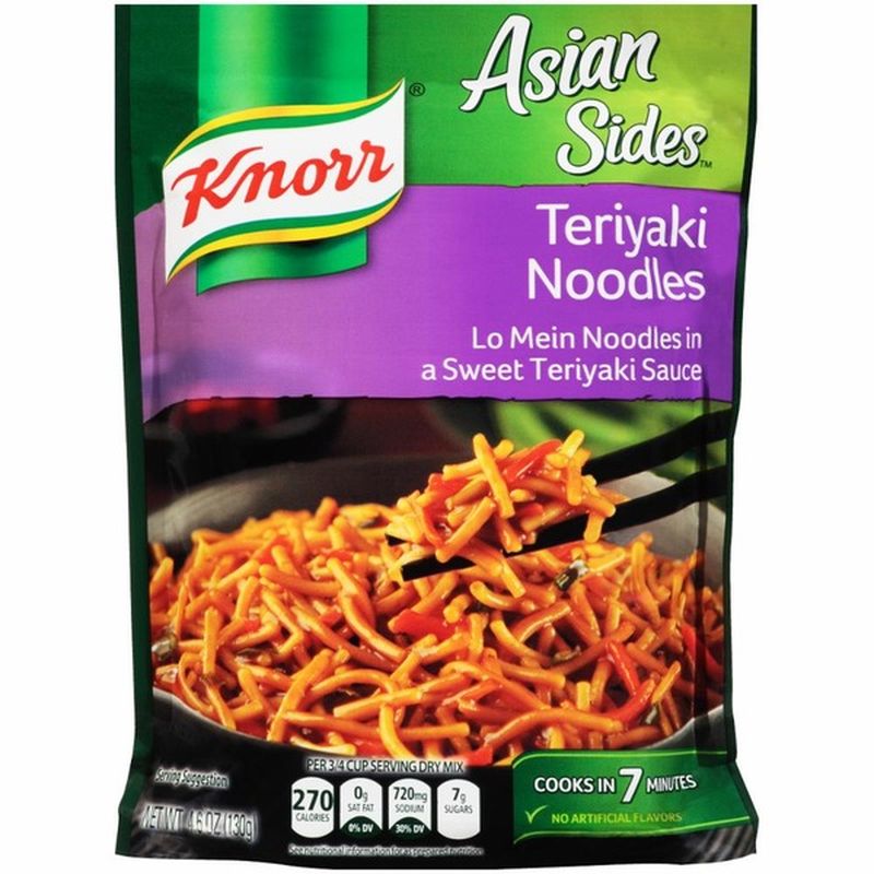 Knorr Asian Pasta Side Dish Teriyaki Noodles (4.6 oz) Instacart