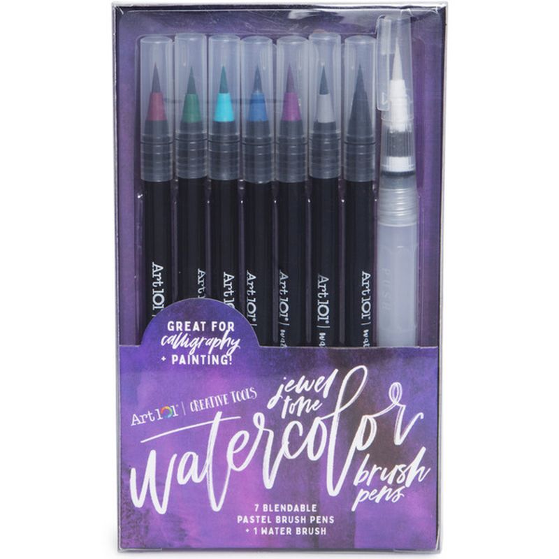 art 101 watercolor brush pens how to use