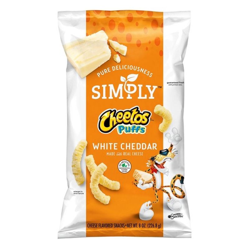 Cheetos Simply Puffs White Cheddar Cheese (8 oz) from Gelson's - Instacart