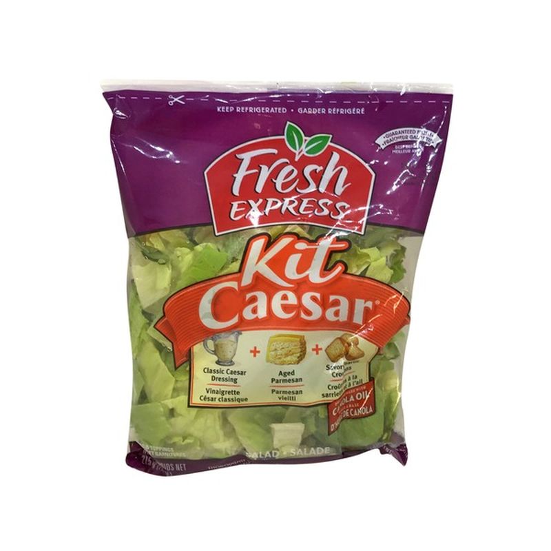 Fresh Express Salad Kit, Caesar (9.7 oz bag) Instacart