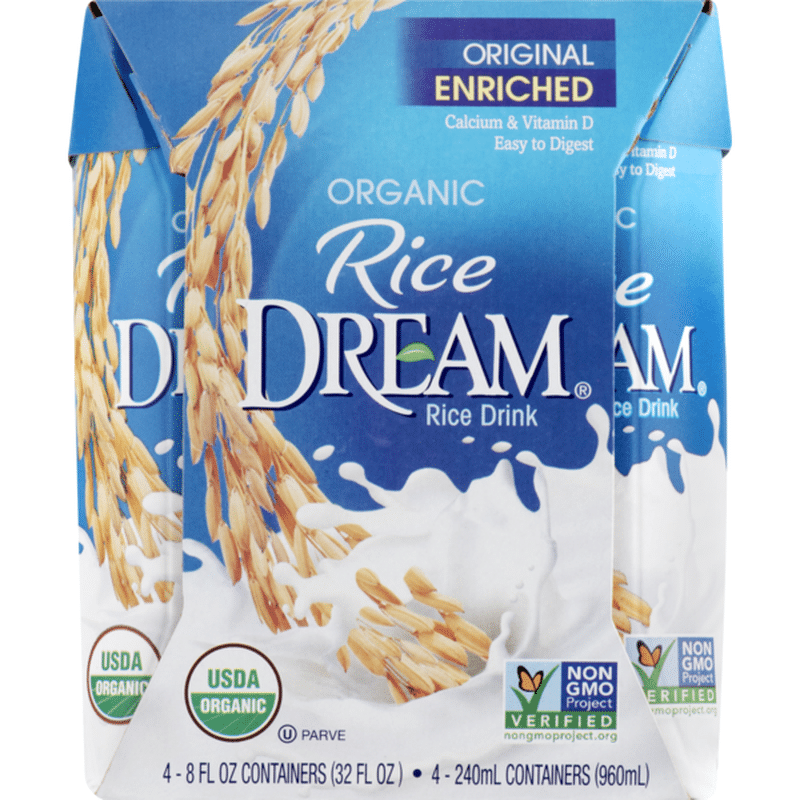 Rice Dream Rice Drink Original Enriched 4 CT (8 fl oz) Instacart