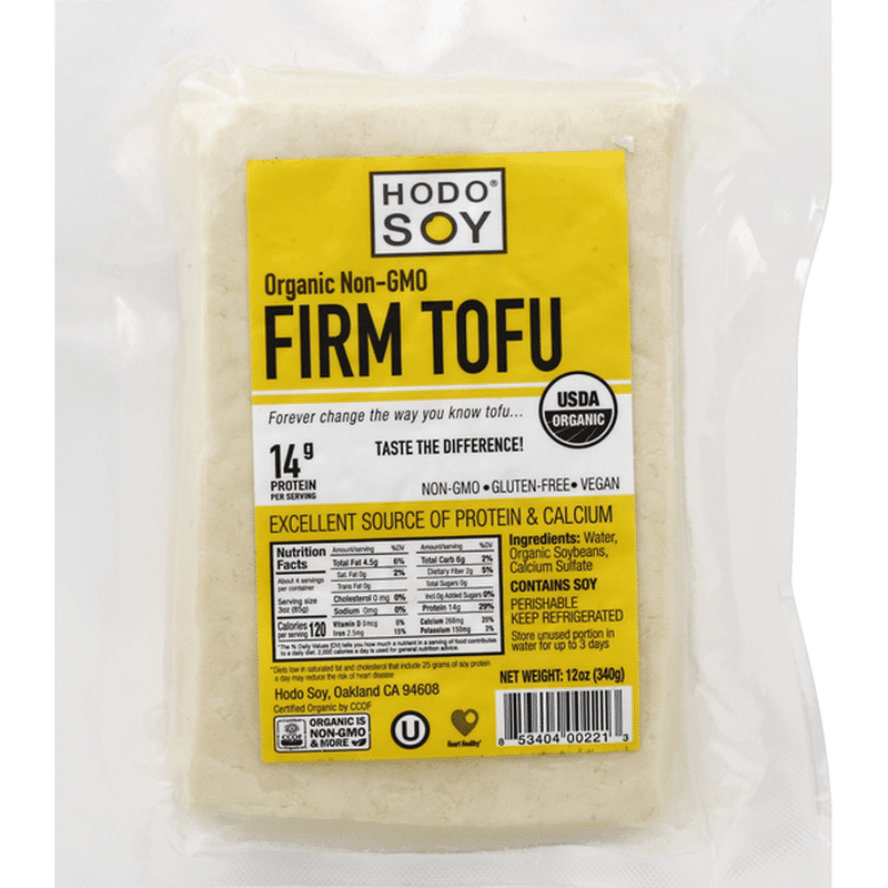 Hodo Soy Tofu, Organic NonGMO, Firm (12 oz) Instacart