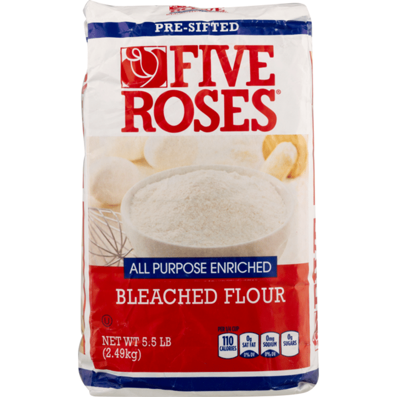 Five Roses All Purpose Enriched Bleached Flour 5 5 Lb Instacart