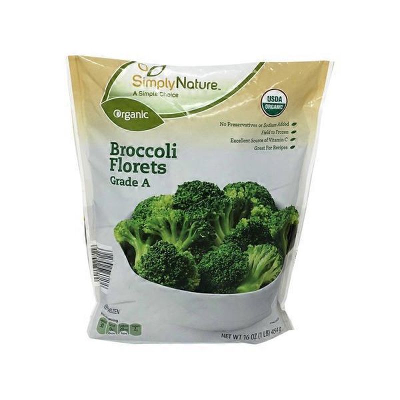 Simply Nature Organic Broccoli Florets (16 oz bag) from ALDI Instacart