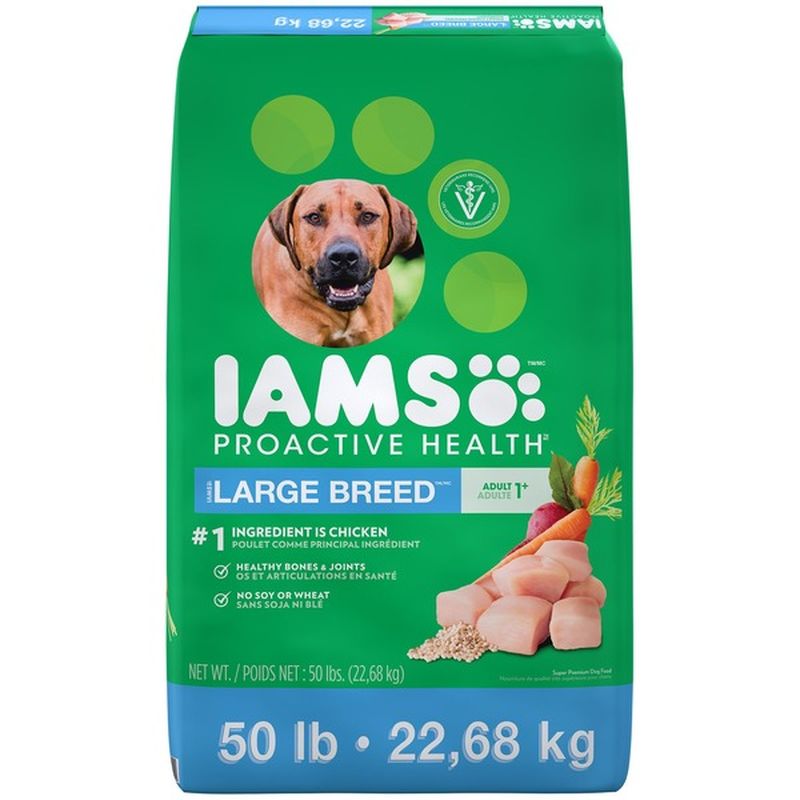 IAMS Real Chicken Large Breed Adult 1+ 
