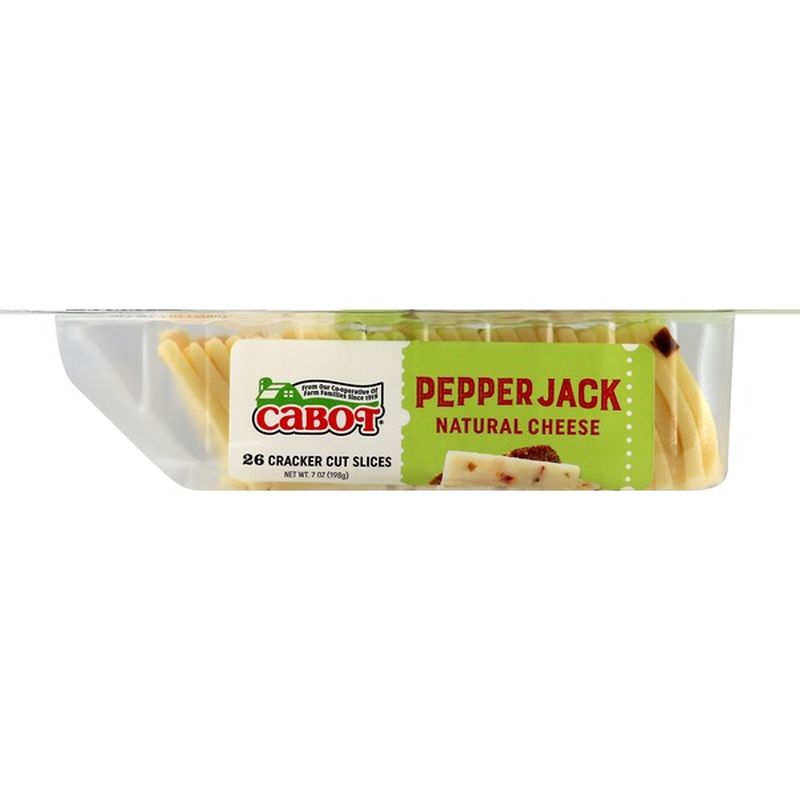 Cabot Cheese Slices, Natural, Pepper Jack (26 each) - Instacart