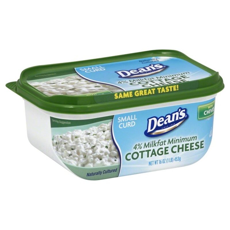 Dean's 4 Milkfat Cottage Cheese with Chives Small Curd (16 oz) Instacart