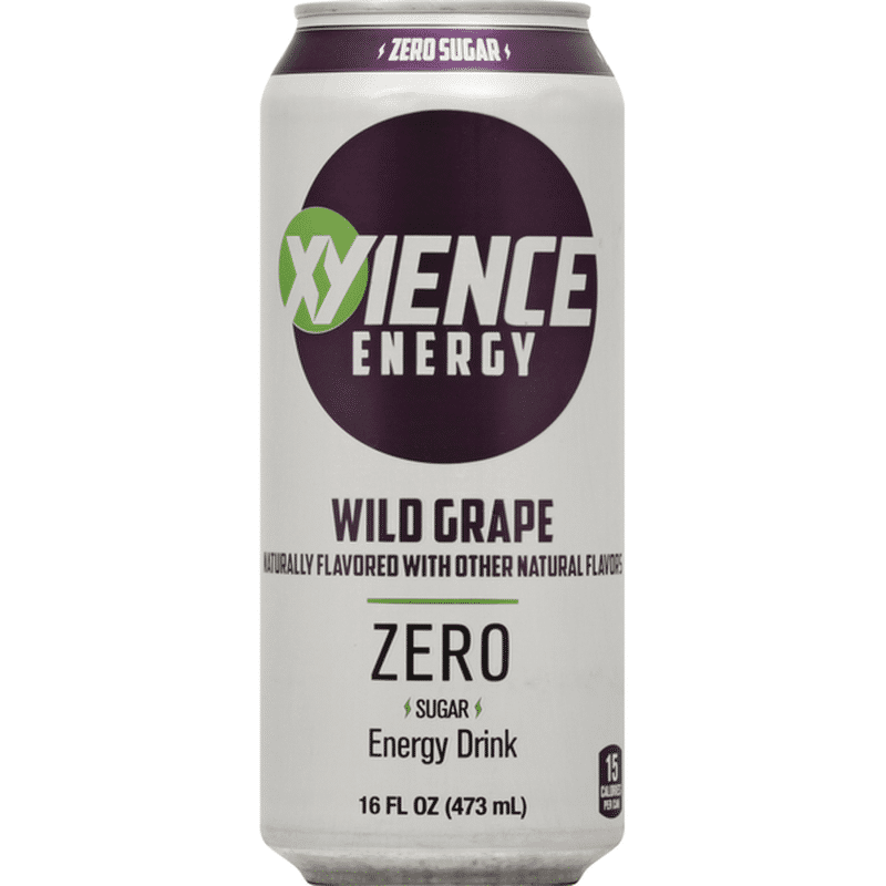 Xyience Energy Drink, Zero Sugar, Wild Grape (16 oz) Instacart