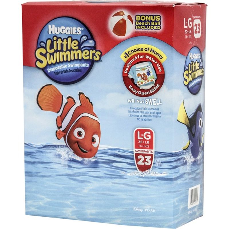 huggies little swimmers size large