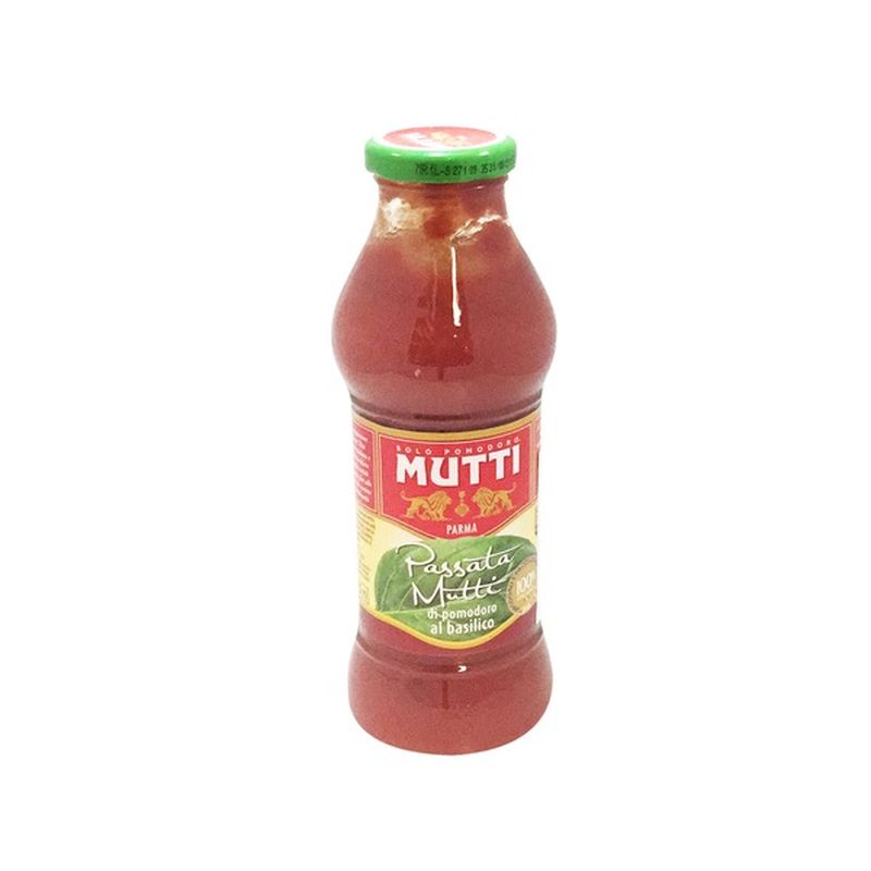 Mutti Passata Di Pomodoro Al Basilico (400 g) - Instacart