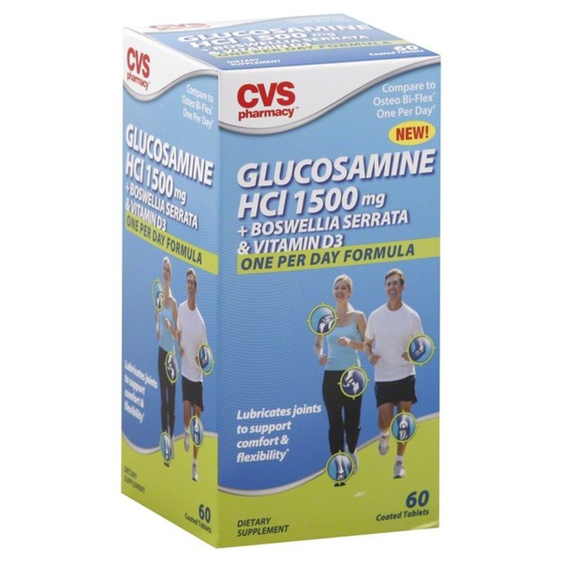 CVS Pharmacy Glucosamine HCl, 1500 mg, +Boswellia Serrata & Vitamin D3