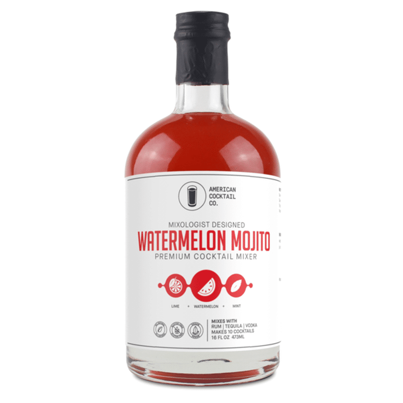American Cocktail Co. Mixologist Designed Watermelon Mojito Premium Cocktail Mixer