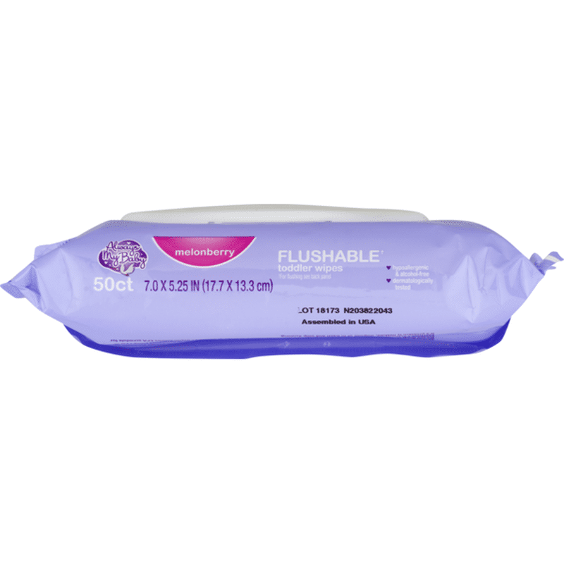 Always My Baby Flushable Toddler Wipes Melonberry (50 ct) Instacart