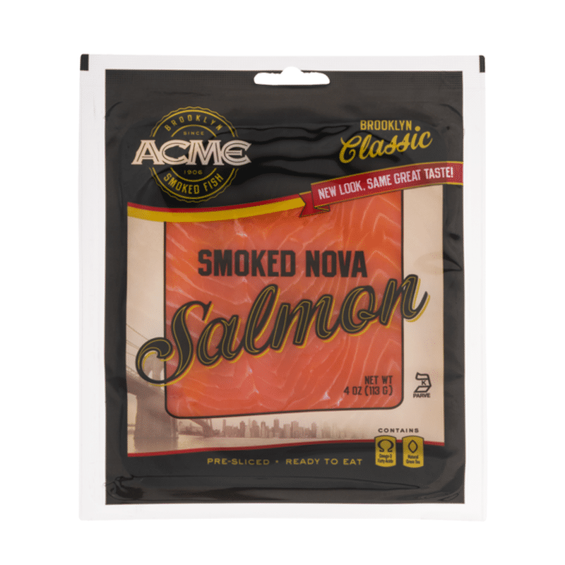 Acme Smoked Fish Smoked Nova Salmon Brooklyn Classic (4 oz) from Stop