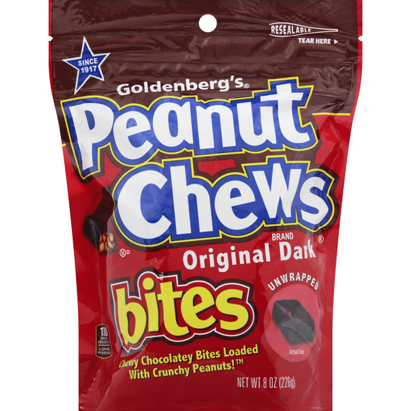 Peanut Chews Bites, Original Dark (8 oz) Instacart