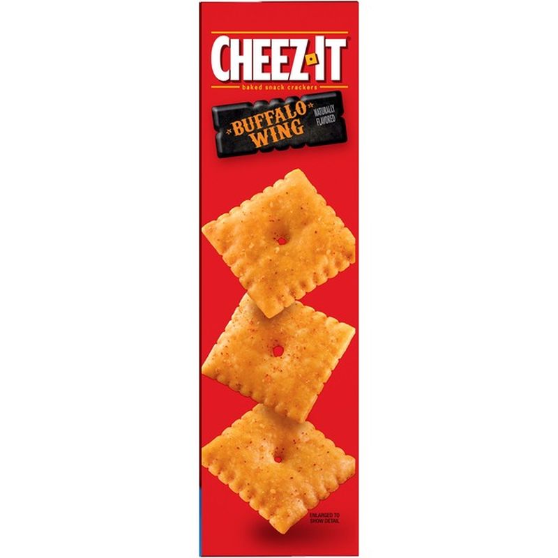 CheezIt Baked Snack Cheese Crackers Buffalo Wing (12.4 oz) Instacart