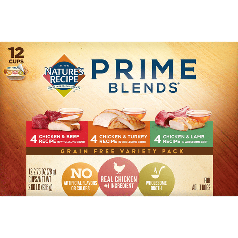 Nature's Recipe Dog Food, Grain Free, Variety Pack (12 each) Instacart