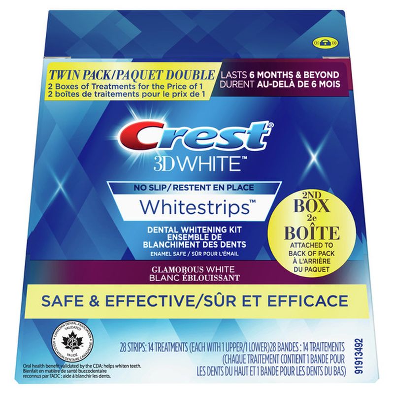 Crest 3D White Teeth Whitening Kit (28 ct) Delivery or Pickup Near Me