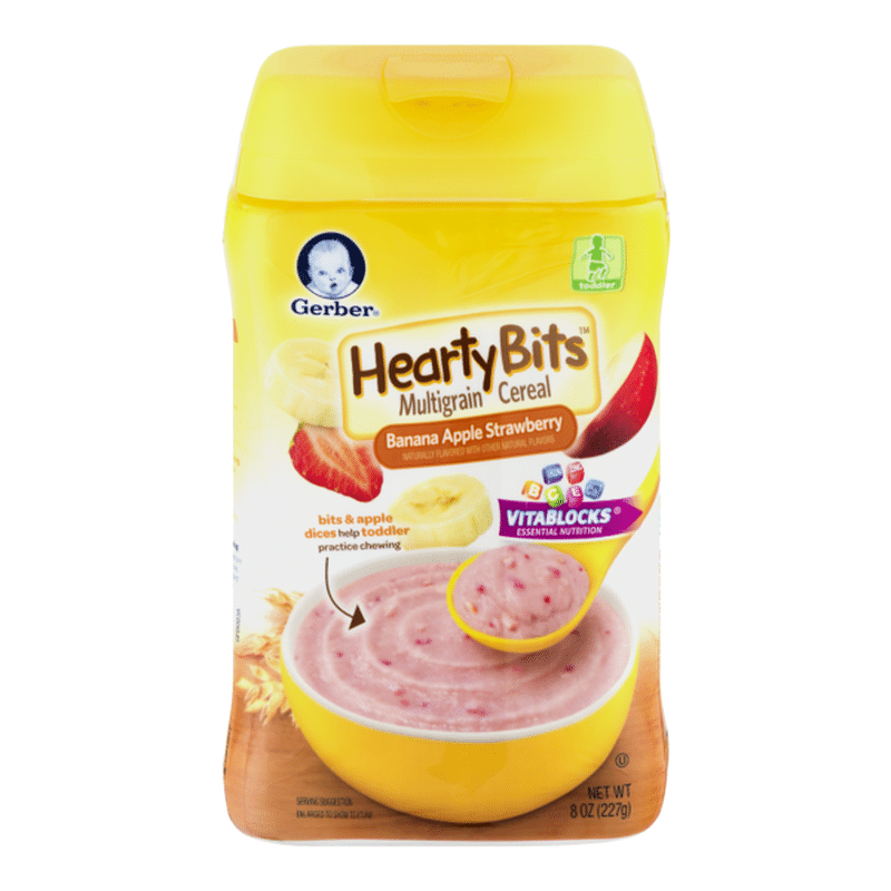Gerber Multigrain Banana Apple Strawberry Baby Cereal (8 oz) from Stop