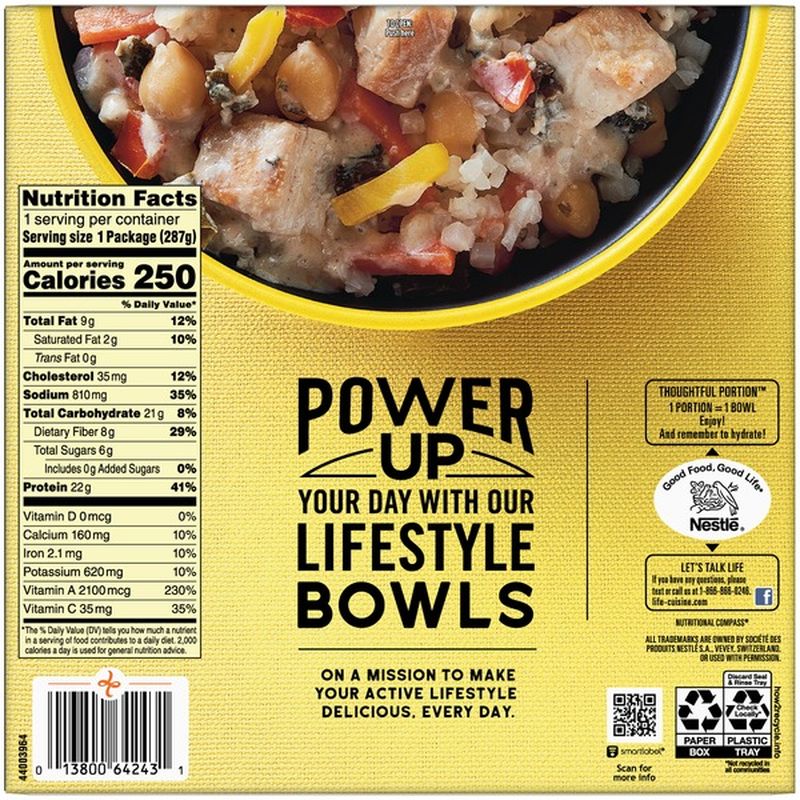 Life Cuisine Lean Cuisine Creamy Chicken & Riced Cauliflower Bowl