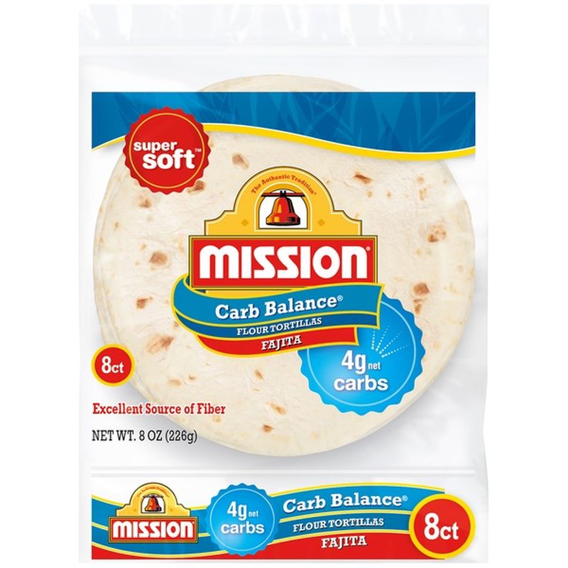 Mission Carb Balance Fajita Flour Tortillas (8 each) from Kroger