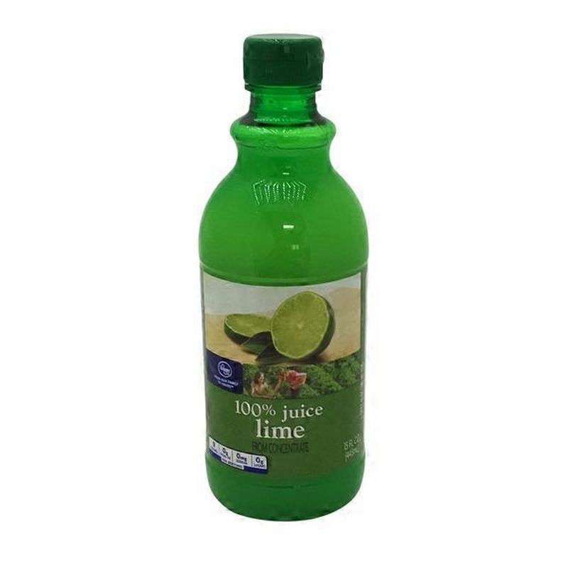 Kroger 100 Juice, From Concentrate, Lime (15 fl oz) Instacart