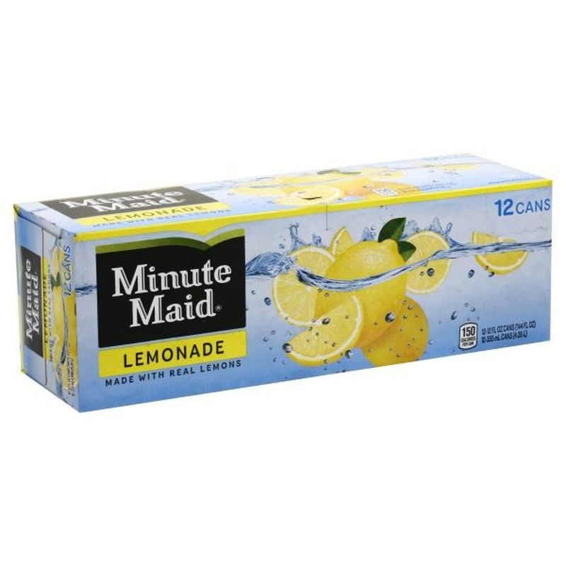 Minute Maid Lemonade 12 Ct 12 Fl Oz From Publix Instacart