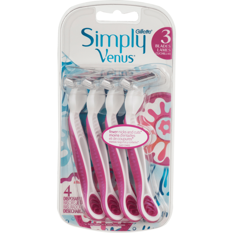 Venus Simply3 Women's Disposable Razors