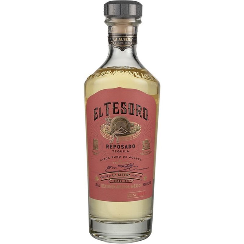 El Tesoro Reposado Tequila (750 ml) Instacart
