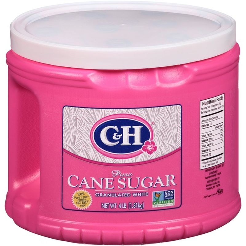 C&h Pure Cane Granulated White Sugar (4 lb) from Walmart - Instacart