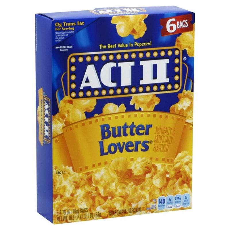 Act II Butter Lovers (2.75 oz) from FoodsCo Instacart