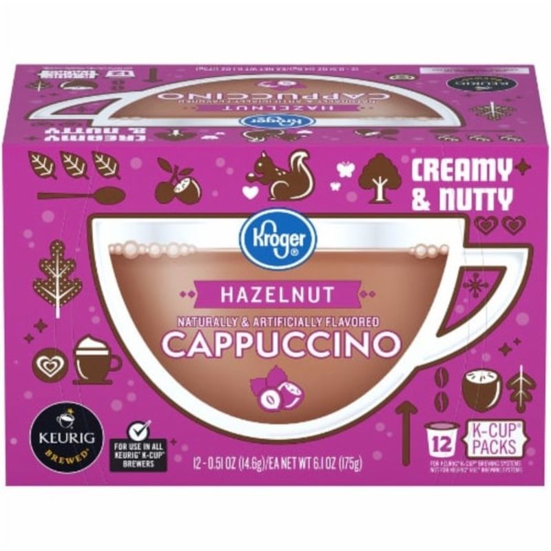 Kroger Hazelnut Cappuccino K Cups