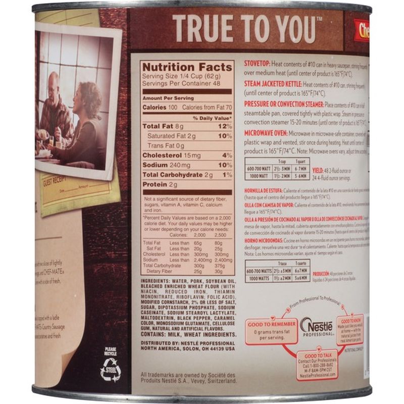 Chefmate Country Sausage Gravy (6.56 lb) from Sam's Club Instacart