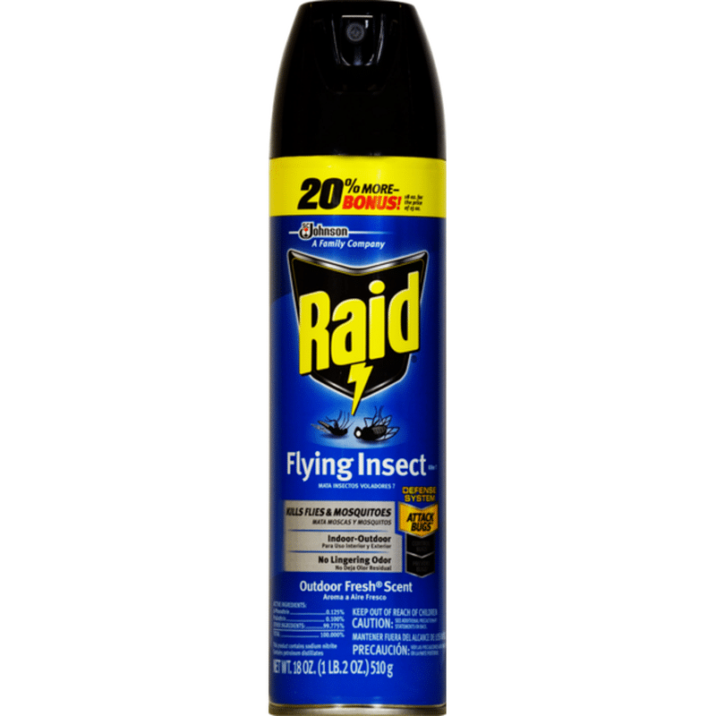 raid flying insect killer pets